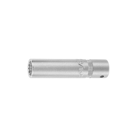 Holex 1/4 inch Drive Socket, 12 pt, Deep, 5/16 inch, 631452.3125 631452 5/16